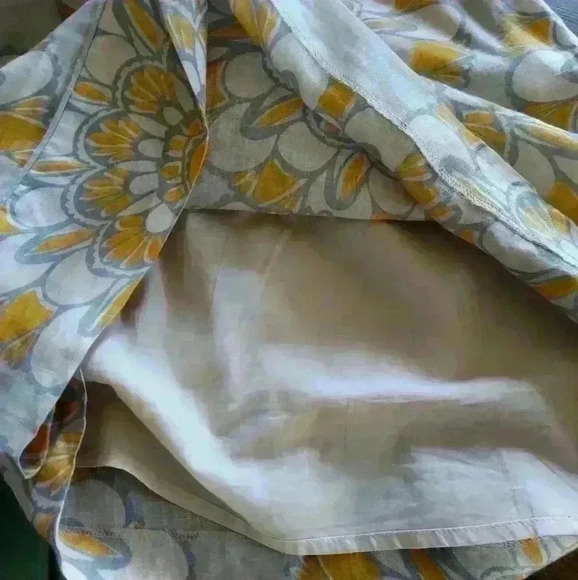 LOFT Floral Linen Midi Dress EUC - Picture 10 of 10